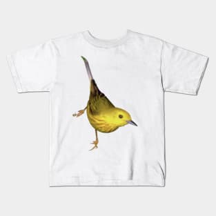 Yellow Tit Kids T-Shirt